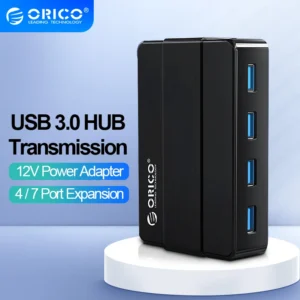 12V Power Adapter USB Splitter